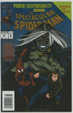 Spectacular Spider-Man #217 (1976) - 8.5 VF+ *Higher Ground* Newsstand