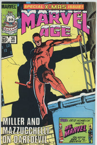 Marvel Age #36 (1983) - 8.0 VF *Frog Thor Preview* Great Daredevil Cover