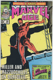 Marvel Age #36 (1983) - 8.0 VF *Frog Thor Preview* Great Daredevil Cover