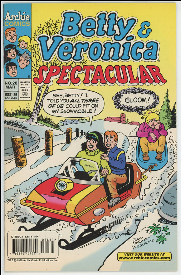 Betty and Veronica Spectacular #28 (1992) - 9.4 NM *That's of Snow Account*