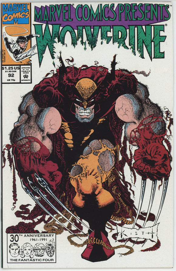 Marvel Comics Presents #92 (1988) - 9.4 NM *Wolverine & Ghost Rider/Sam Kieth*