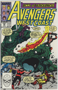 West Coast Avengers #54 (1985) - 9.2 NM- *FF #1 Homage Cover*