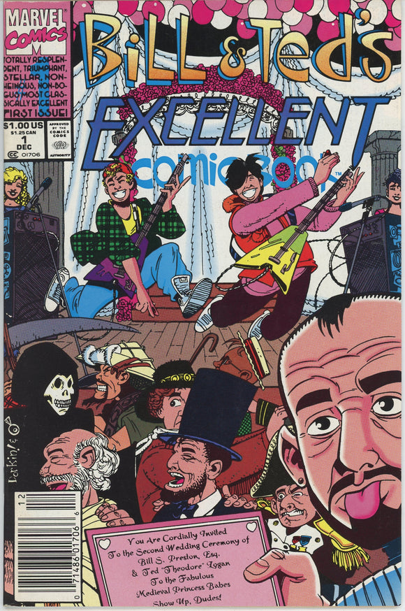 Bill and Ted's Excellent Comic Book #1 (1991) - 8.0 VF *Newsstand*