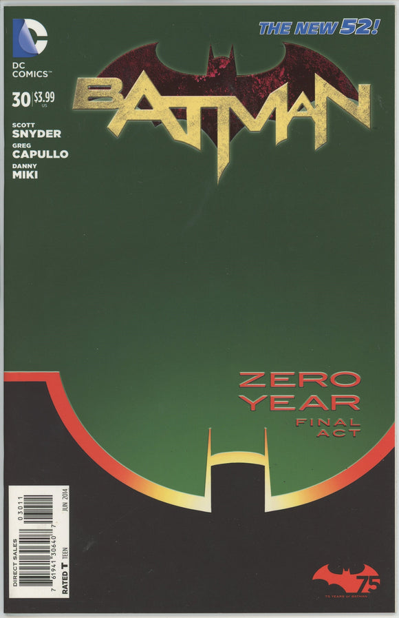 Batman #30 (2011) - 8.0 VF *Zero Year* New 52