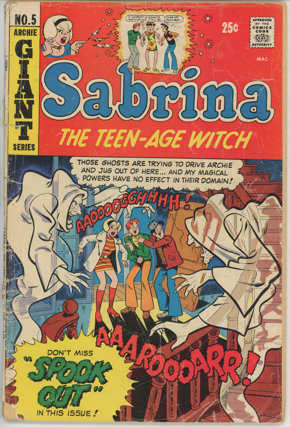 Sabrina the Teenage Witch #5 (1971) - 1.0 FR *Witch New Angle Was That*