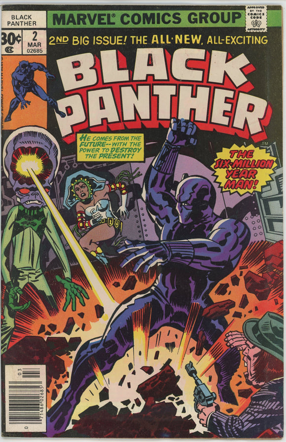 Black Panther #2 (1977) - 3.5 VG- *Princess Zanda/Kirby*