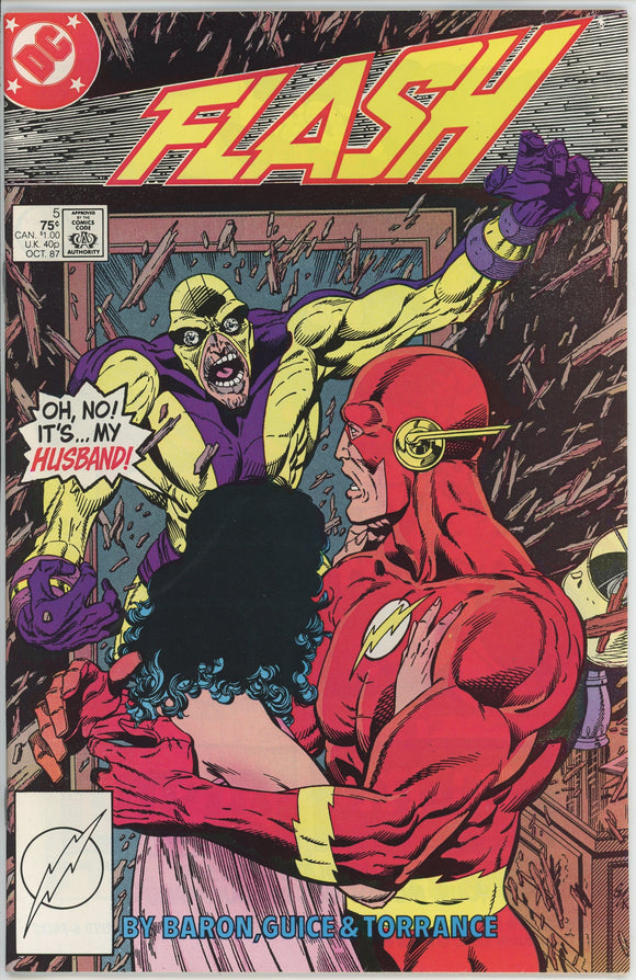 Flash #5 (1987) - 9.2 NM- *Speed McGee*