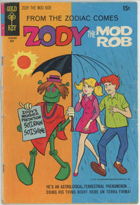 Zody the Mod Rob #1 (1970) - 3.0 GD/VG *Gold Key*