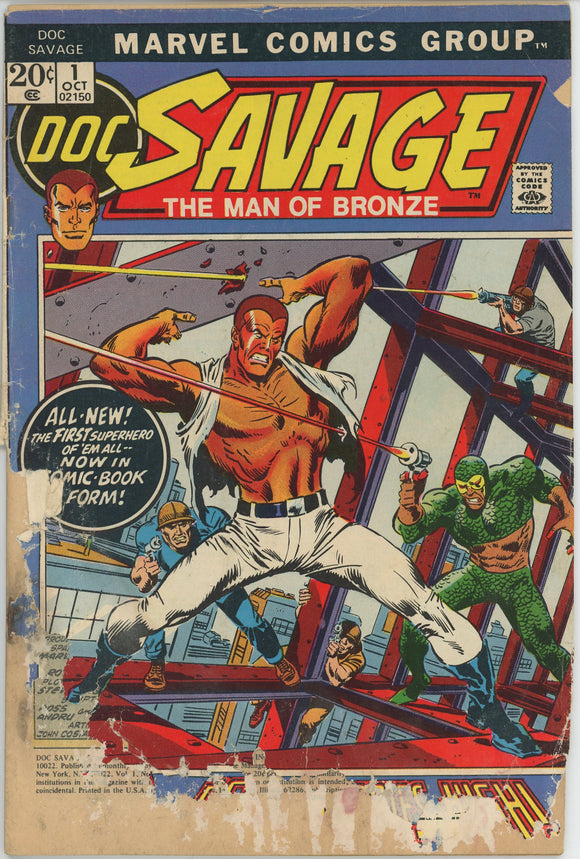 Doc Savage #1 (1972) - 1.0 FR *The Man of Bronze*