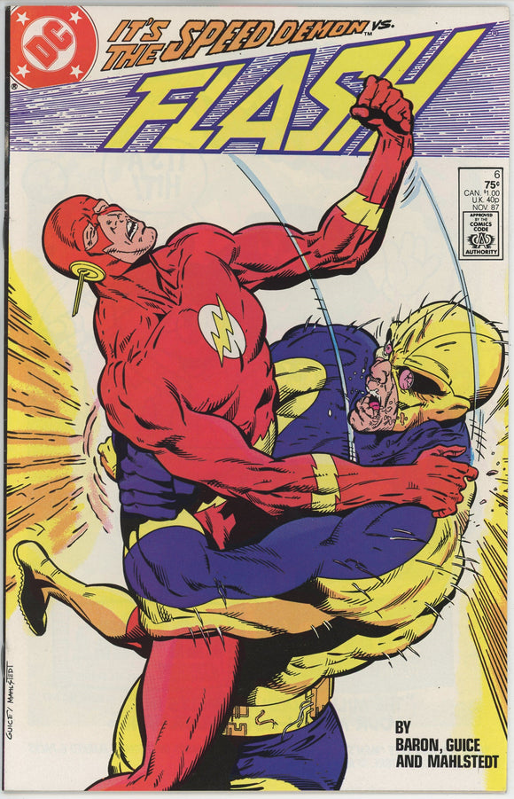 Flash #6 (1987) - 9.0 VF/NM *Super Nature*