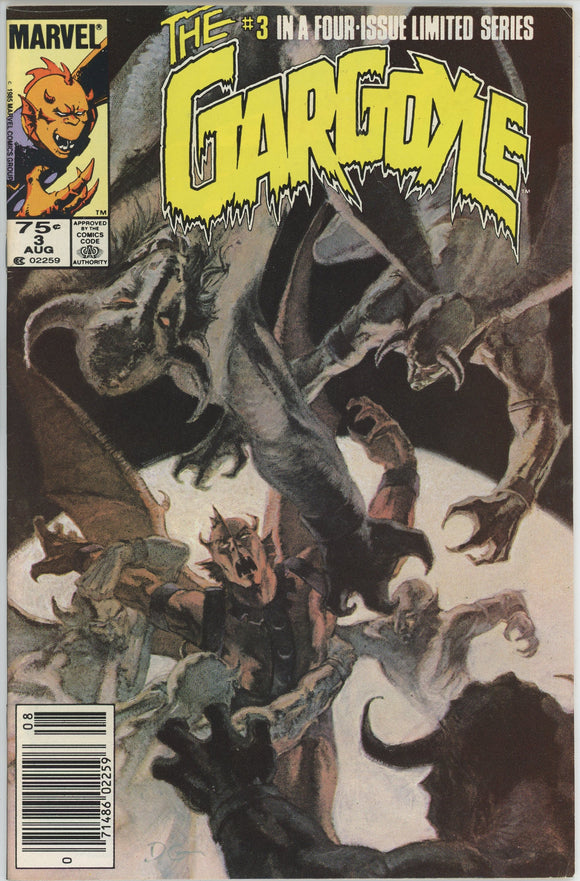 Gargoyle #3 (1985) - 6.5 FN+ *Lost Souls: The Druid's Tale* Newsstand