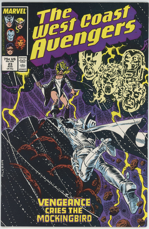 West Coast Avengers #23 (1985) - 9.2 NM- *Lost in Space and Time*