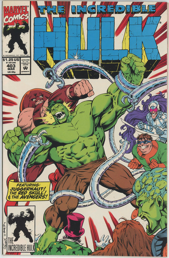 Incredible Hulk #403 (1962) - 9.4 NM *In Memory Yet Green*