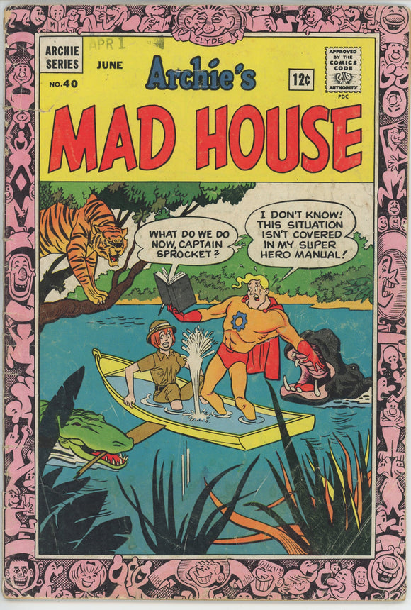 Archie's Madhouse #40 (1959) - 3.0 GD/VG *Super Disguise*