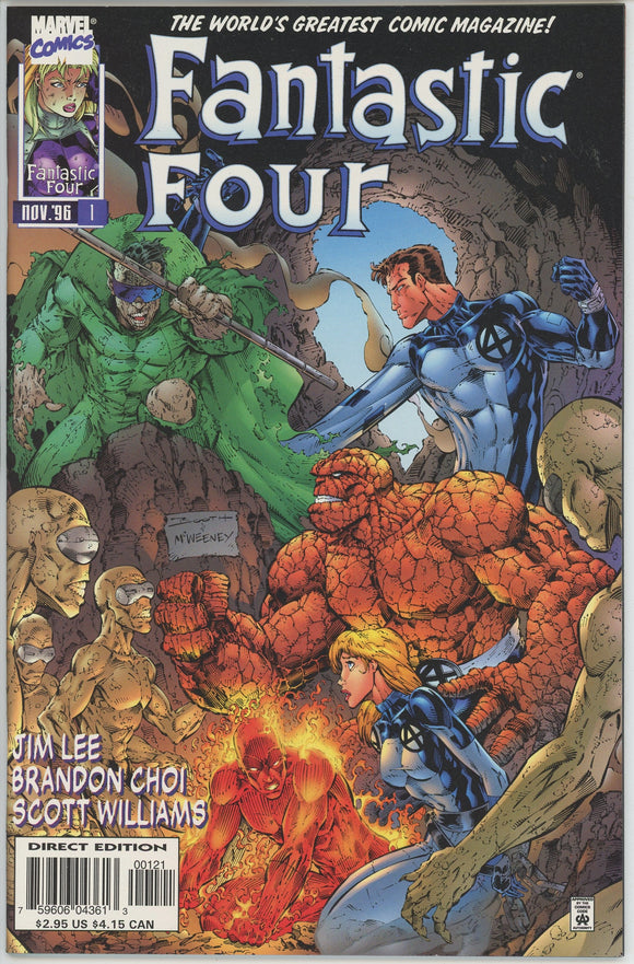 Fantastic Four #1 (1996) - 9.2 NM- *Heroes Reborn*