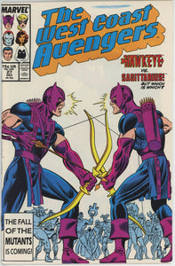 West Coast Avengers #27 (1985) - 8.0 VF *Star Struck*