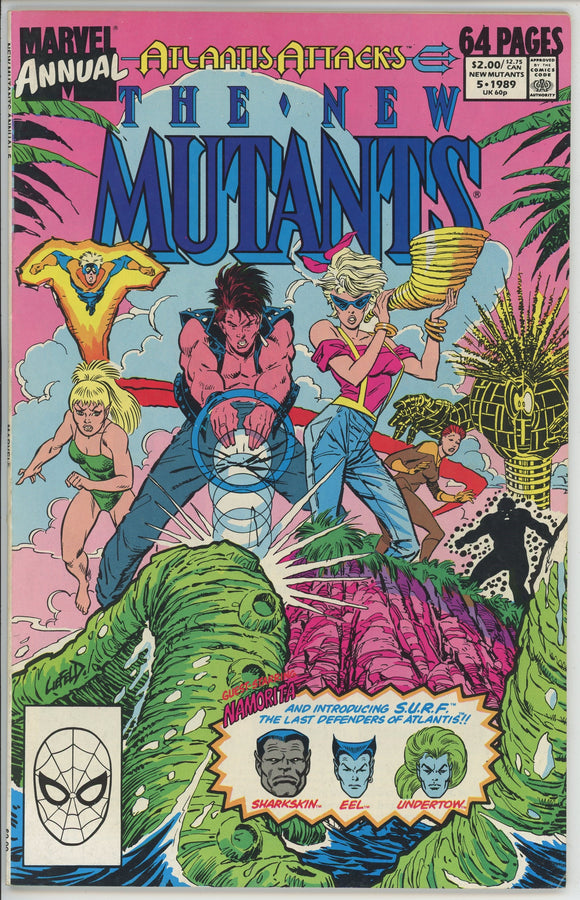 New Mutants Annual #5 (1983) - 7.0 FN/VF *1st Liefeld Art on Title*