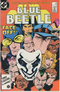 Blue Beetle #6 (1984) - 8.0 VF *Face-Off*