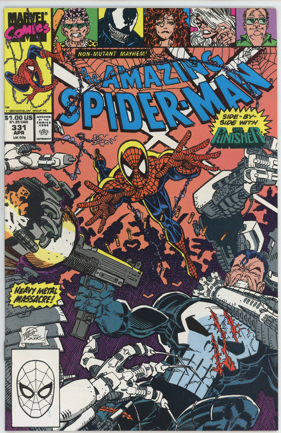 Amazing Spider Man #331 (1963) - 9.4 NM *Venom Cameo/Punisher*