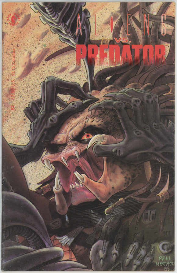 Aliens Vs Predator #2 (1990) - 6.0 FN *Norwood Cover/Mini Series*