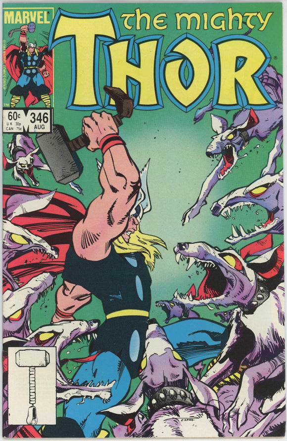 Thor #346 (1962) - 7.0 FN/VF *Ragnarok and Roll/Malekith*