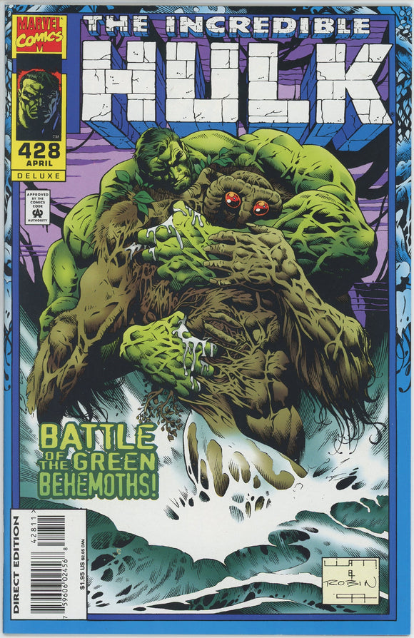 Incredible Hulk #428 (1962) - 9.4 NM *Swamped/Man-Thing*