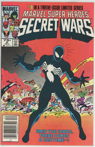 Marvel Super Heroes Secret Wars #8 (1984) - 8.5 VF+ *1st Black Costume* Newsstand