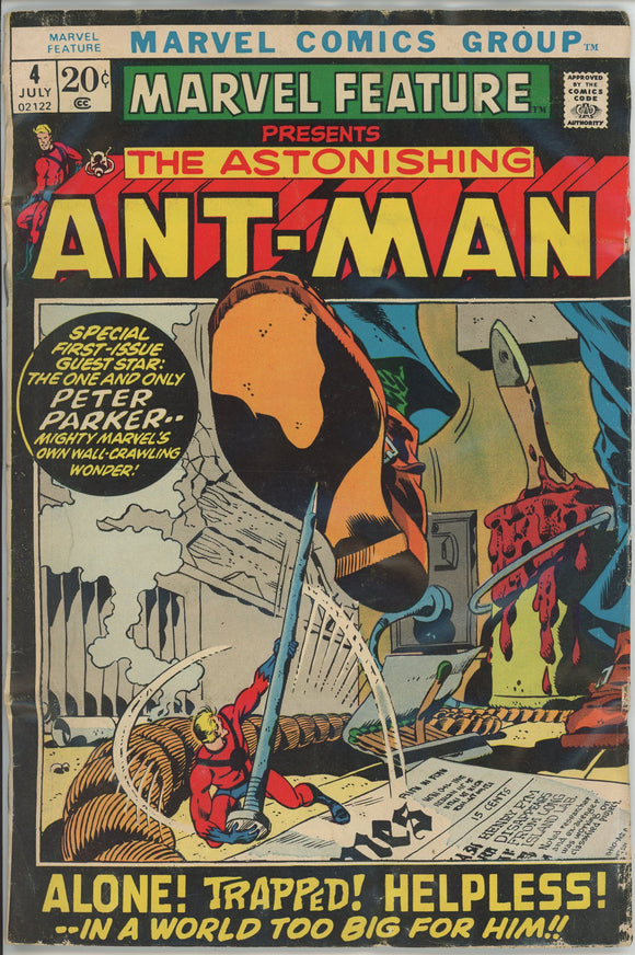 Marvel Feature #4 (1973) - 1.0 FR *Ant Man Re-Intro*