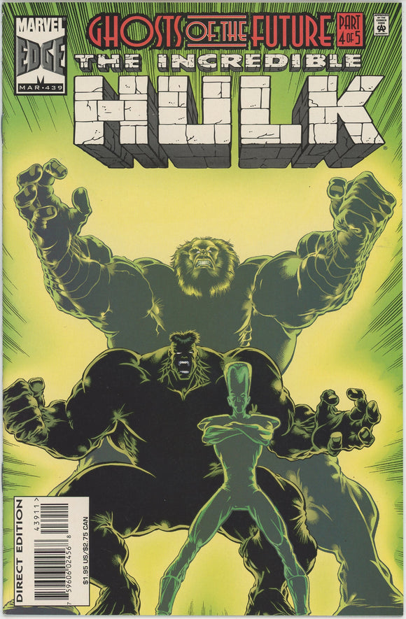 Incredible Hulk #439 (1962) - 9.2 NM- *Ghosts of the Future*