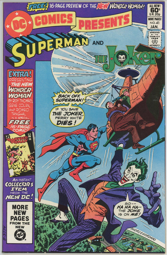 DC Comics Presents #41 (1978) - 9.2 NM- Superman/Joker/1st New Wonder Woman