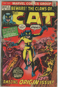 Cat #1 (1972 Marvel) - 1.0 FR *1st Appearance Cat/Tigra*