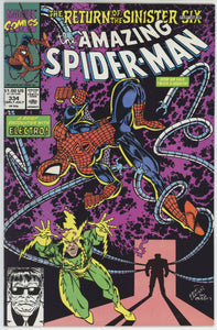 Amazing Spider Man #334 (1963) - 7.5 VF- *Return of the Sinister Six*