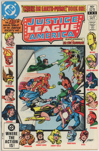 Justice League #207 (1960) - 9.2 NM- *Crisis on Earth-Prime*