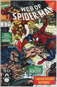 Web of Spider Man #77 (1985) - 9.0 VF/NM *1st Appearance Firebrand II*