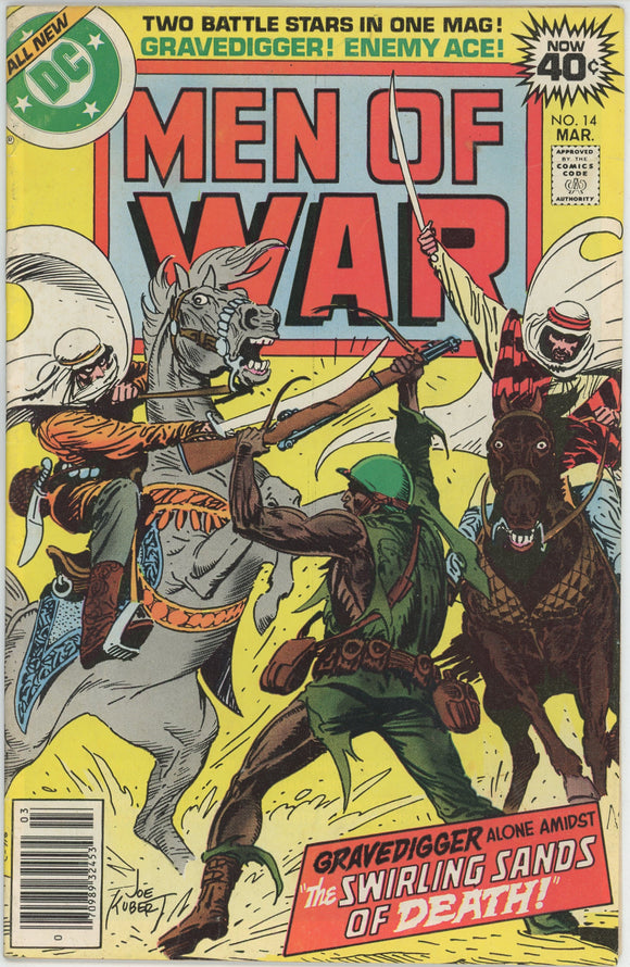 Men of War #14 (1977) - 4.5 VG+ *The Swirling Sands of Death*