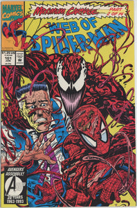 Web of Spider Man #101 (1985) - 8.0 VF *Maximum Carnage*