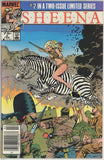 Sheena #2 (1984) - 6.0 FN *Marvel Movie Adaptation* Newsstand