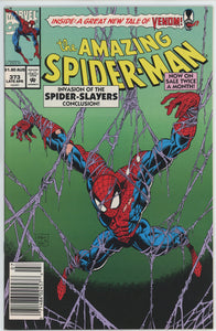 Amazing Spider Man #373 (1963) - 9.0 VF/NM *Spider-Slayers Conclusion* Newsstand