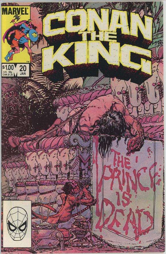 Conan the King #20 (1980) - 7.5 VF- *The Prince Is Dead*