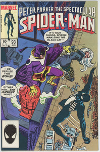 Spectacular Spider-Man #93 (1976) - 8.5 VF+*Black Cat/Symbiote*