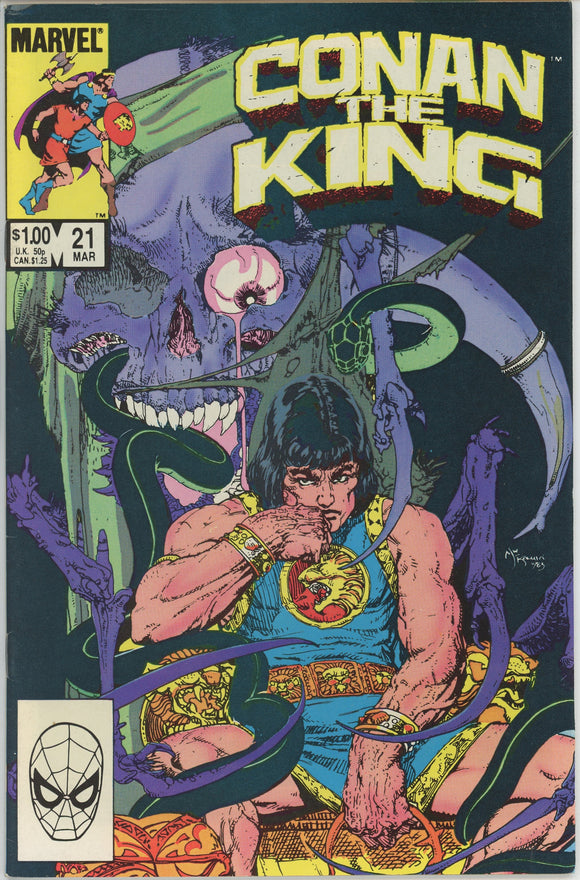 Conan the King #21 (1980) - 7.0 FN/VF *Great Kaluta Cover*