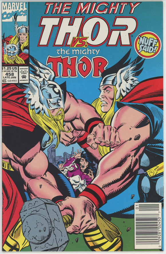 Thor #458 (1962) - 9.2 NM- *To The Victor* Newsstand