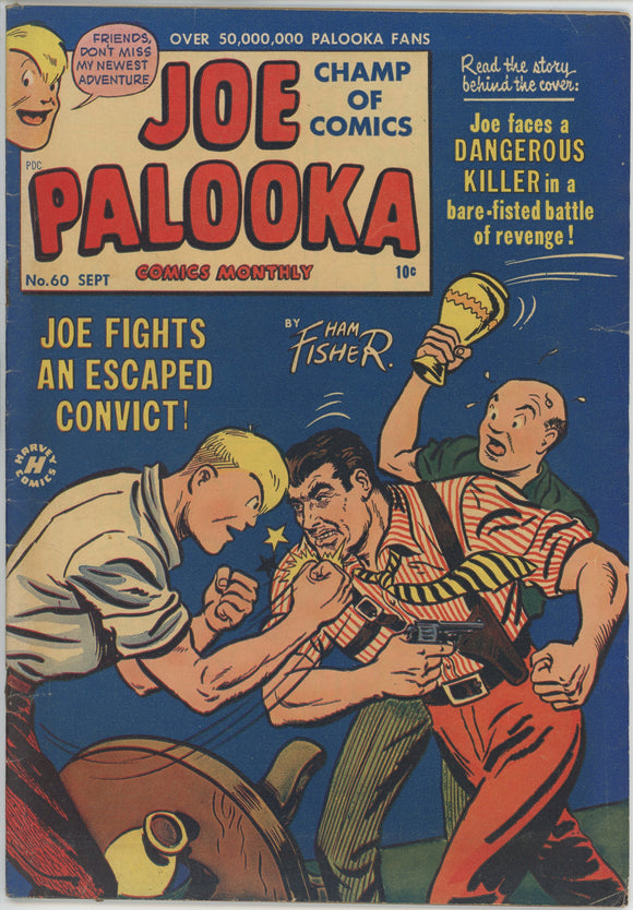 Joe Palooka #60 (1945) - 5.0 VG/FN *The Escaped Convict*