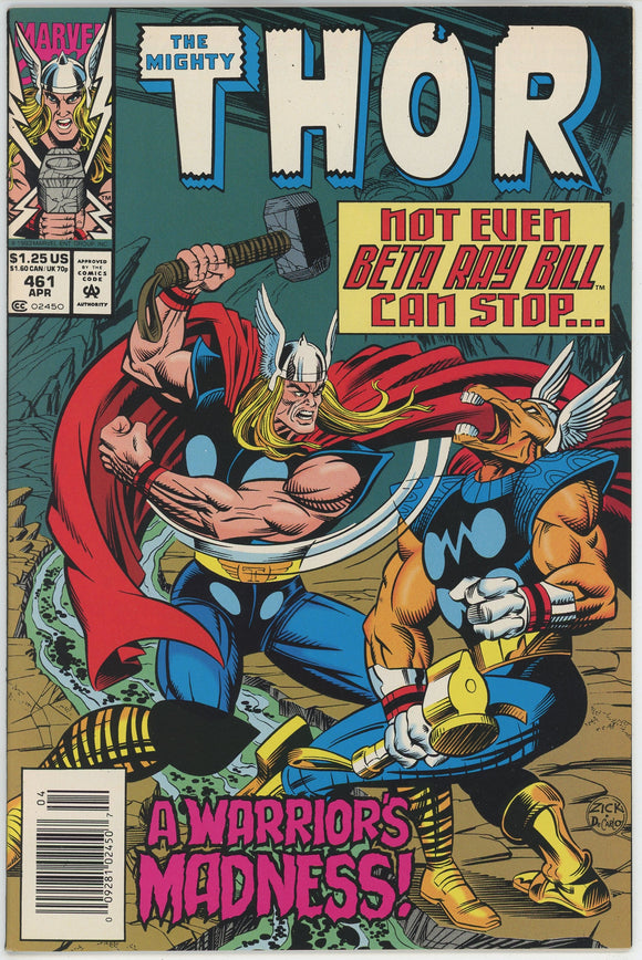 Thor #461 (1962) - 9.4 NM *Friends and Lovers* Newsstand