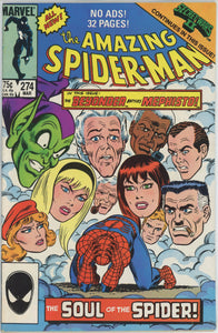 Amazing Spider Man #274 (1963) - 5.5 FN- *Mephisto/Wraparound Cover*