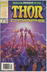 Thor Corps #1 (1993) - 8.0 VF *Lou Harrison Painted Cover* Newsstand