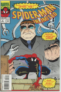 Spider Man Unlimited #3 (1993) - 9.4 NM *An Obituary for Octopus*