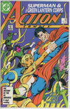 Action Comics #589 (1938) - 8.5 VF+ *Green on Green*