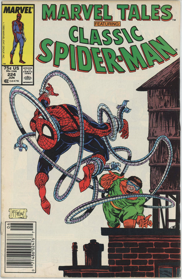 Marvel Tales #224 (1964) - 6.5 FN+ *ASM #89* McFarlane Cover