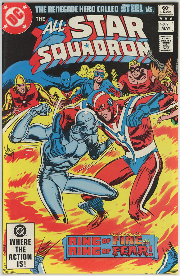 All Star Squadron #9 (1981) - 9.4 NM *Should Old Acquaintance Be Destroyed*